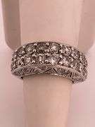 CERTIFIED BRAND NEW 14K WHITE GOLD DIAMOND BAND / RING