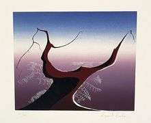 Limited Edition Serigraph by Eyvind Earle Titled Desert Tree