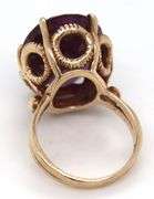 Impressive Vintage 10K YG Amethyst Ring