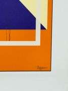 Limited Edition Yaacov Agam Signed Serigraph from 'Ben Gurion' suite