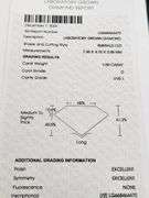 High quality loose Diamond " 1.00 CT lab grown VVS1/ D  diamond"