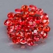 Vibrant!!! Simply Amazing 2.92ct imperial red Sapphire set!!!