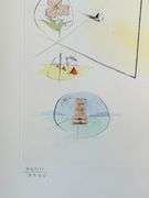 Exclusive Salvador Dali Pencil Signed Limited Edition Etching and Color Stencil from 'Twelve Tribes 