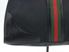 Gucci Canvas & Leather Shoulder Bag