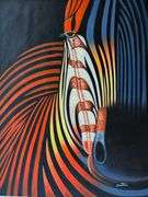 ONE OF A KIND UNIQUE  PAINTING ON CANVAS