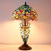 Dragonfly Stained Glass Table Lamp