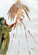 Vintage Salvador Dali From 'Jerusalem Bible'