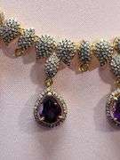 An extraordinary display of luxury and craftsmanship,  25ct Pave Diamonds & 60ct Natural Amethyst in