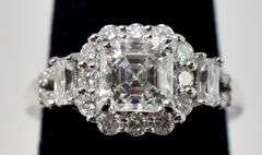 CZ Gemstone Ring in Sterling Silver