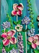 Heavy Textured Impressionistic Floral Painting