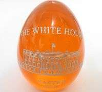 RARE ORANGE 2006 GLASS WHITE HOUSE
