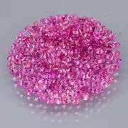 195 pieces! 2ct pink Sapphire set -Heated only!!!