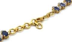 Fantastic 28.57CTW Oval Emerald-Cut Kyanite & 2.75CTW Diamond Necklace in 14K Yellow Gold Over Sterl