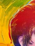 Rare Peter Max Original Painting from The Private Collection of Mary Tyler Moore