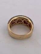 CERTIFIED BRAND NEW 14K YELLOW GOLD DIAMOND RING