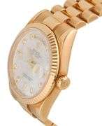 Rolex President Day-Date 118238, 36mm, Diamond MOP Dial, 18K Yellow Gold Watch