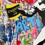 Banksy Thrower by Mr Brainwash