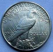 1921 Key Date Near Unc Peace Dollar