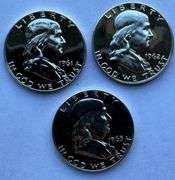 1961-63 Proof Half Dollars.