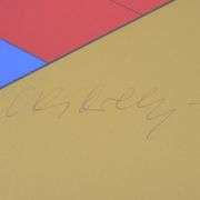 Highly Collectible Victor Vasarely Signed Screenprint 'Sin-Hat-A', 1974