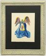 Exclusive Salvador Dali Original Unique Woodblock Decomposition from 'The Divine Comedy' suite