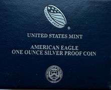 2021 W Type 1 Proof Eagle With Box & Paper.