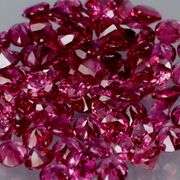 Glittering! 5.14ct matched violet pink Rhodolite Garnet set!