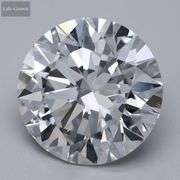 Brilliant 4.09 CT Lab-Grown Diamond – D Color, VVS2 Clarity. IGI Certified.