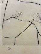 Rare Salvador Dali Pencil Signed Etching on Parchment Paper from 'Roi je t'attends à Babylone' suite