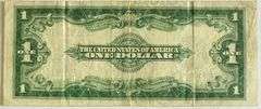 Clean $1 Series of 1923 Silver Certificate