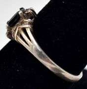Sapphire Band Ring in Sterling Silver