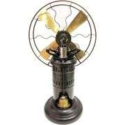 15-Inch Steam-Driven Table Fan Brass Blades