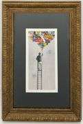Exclusive Martin Whatson Screenprint with Embossing Framed