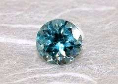 Cerulean Blue Zircon
