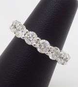Impressive 3.45CTW Earth Mined Diamond Eternity Band