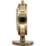 Seiko World Timer Desk Clock with Brass Case