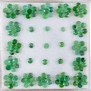Impressive 6.20ct set of 2mm Colombian Emeralds!