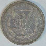 Nice original 1880-CC (Rev of '78) Morgan Silver Dollar. High end circ
