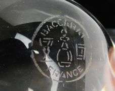 Vintage Baccarat Crystal Puffy Heart Paperweight