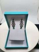 Handmade Elegant Earrings with 2.5ct Natural Colombian Emeralds & 1.5ct Diamond Accents