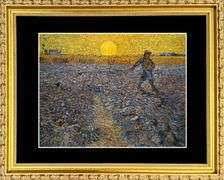 Collectible Vincent Van Gogh, Wheatfield with Sower, 1888