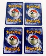 4 Pokémon 1999 1st Edition Trade Cards