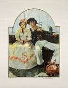 Exclusive Norman Rockwell Lithograph Signed Voyager