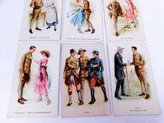 7 Archie Gunn World War 1 Military Postcards