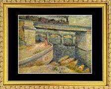 Collectible Vincent Van Gogh, The Asnieres Bridges, 1887