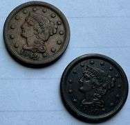 1849 1850 Large Cents