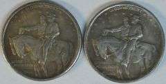Pair of XF 1925 Stone Mountain Commemorative Half Dollars