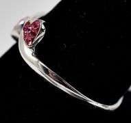 Adorable Double Heart Ring in Sterling Silver