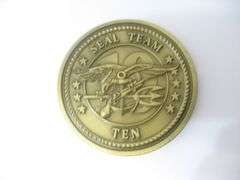 SEAL TEAM TEN CHALLENGE COIN