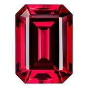2.53 Ruby, Octagonal step Lab grown Ruby